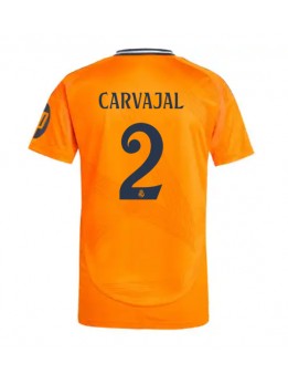 Real Madrid Daniel Carvajal #2 Replika Borta Kläder 2024-25 Kortärmad